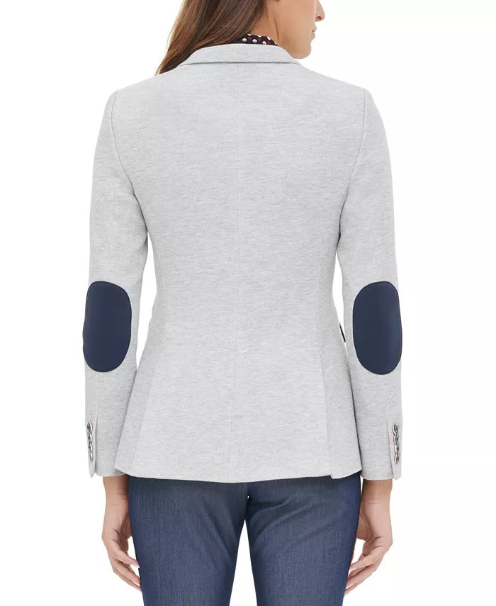 Terno feminino Tommy Hilfiger, Blazer empresarial separado, cinza, tamanho 16