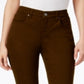 Jeans Curvy Fit Skinny Fashion Feminino Estilo &amp; Co Marrom Tamanho 10