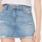 Minissaia jeans rasgada Tinseltown Junior's azul tamanho 15