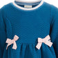 Vestido acolchoado infantil First Impressions para meninas, azul, tamanho 24 meses