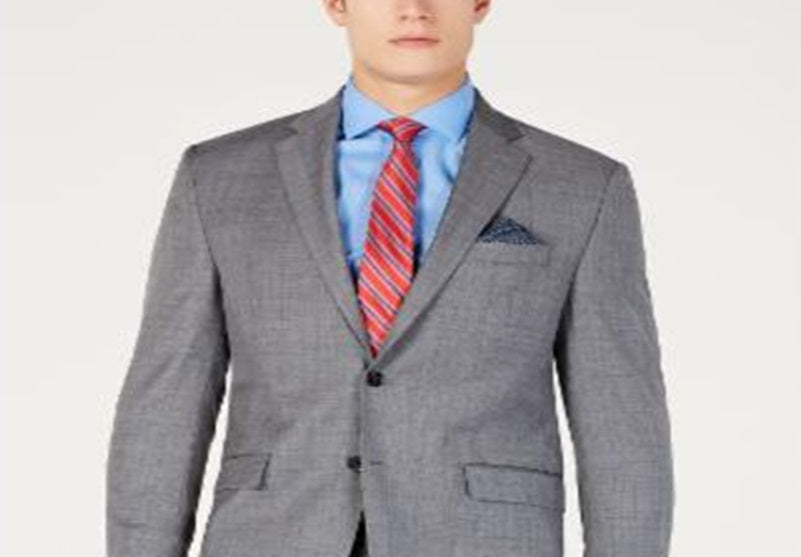 Jaqueta Ralph Lauren Masculina Classic Fit Stretch Cinza Tamanho 42 P