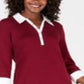 Vestido-camisa de algodão com acabamento contrastante Karen Scott feminino, vermelho, tamanho pequeno G