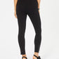 Leggings femininas com detalhes em renda, estilo &amp; co, pretas, tamanho extra grande