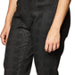 Calça feminina xadrez Calvin Klein preta tamanho 12