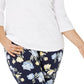 Camiseta feminina de malha de algodão plus size Charter Club, branca, tamanho 3X