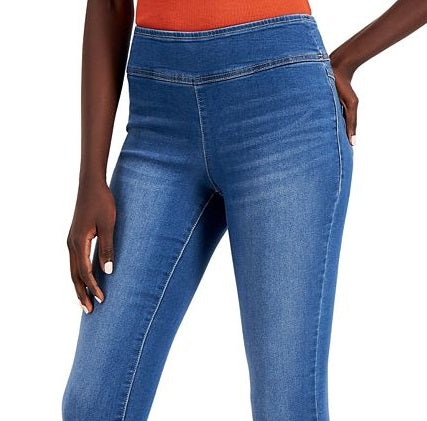 Calças jegging jeans femininas da INC International Concepts, azul, tamanho 10