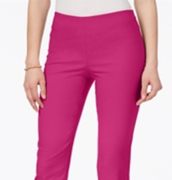 Calça skinny Chelsea Tummy Control feminina Charter Club, rosa, tamanho 16