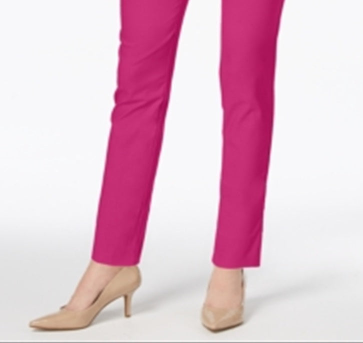 Calça skinny Chelsea Tummy Control feminina Charter Club, rosa, tamanho 16