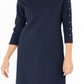 Vestido rodado feminino Karen Scott de algodão com tachas, azul, tamanho XX-G