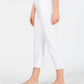 Calça Capri Chelsea Pull-On com Controle de Barriga Charter Club Feminina Branca Tamanho 4