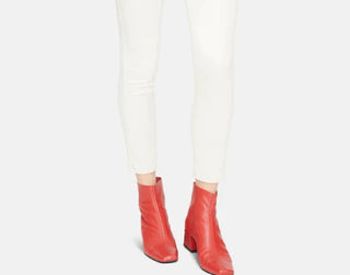 Calça Chino Sanctuary Palmer Cigarette de Algodão e Mistura de Algodão, Branca, Tamanho 31