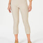 Calça Capri Chelsea Pull-On com Controle de Barriga Charter Club Feminina Bege Tamanho 8