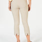 Calça Capri Chelsea Pull-On com Controle de Barriga Charter Club Feminina Bege Tamanho 8