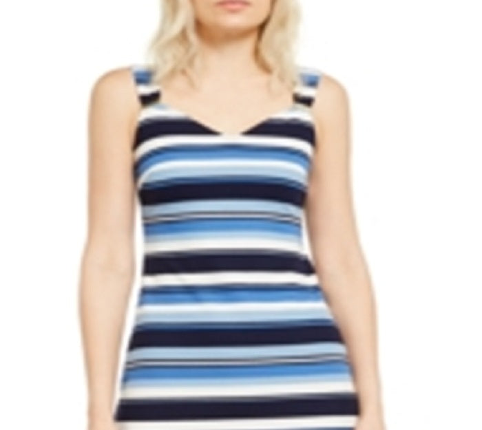 Vestido longo sem mangas feminino Michael Kors azul tamanho pequeno grande