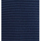 Camiseta feminina texturizada, lisa, manga comprida, gola V, azul marinho, tamanho XX-G