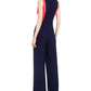 Macacão feminino Vince Camuto Colorblocked, tamanho médio, vermelho, 6