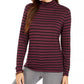 Top listrado pequeno feminino Style &amp; Co, roxo, tamanho pequeno extragrande