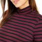 Top listrado pequeno feminino Style &amp; Co, roxo, tamanho pequeno extragrande