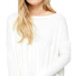 Camiseta feminina Forever Your Drape da Free People, branca, tamanho X-G