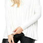 Camiseta feminina Forever Your Drape da Free People, branca, tamanho X-G