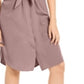 Vestido-camisa feminino Alfani com amarração frontal, rosa, tamanho 6, pequeno