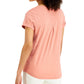 Camiseta feminina de algodão com gola redonda Style &amp; Co, rosa, tamanho X-S