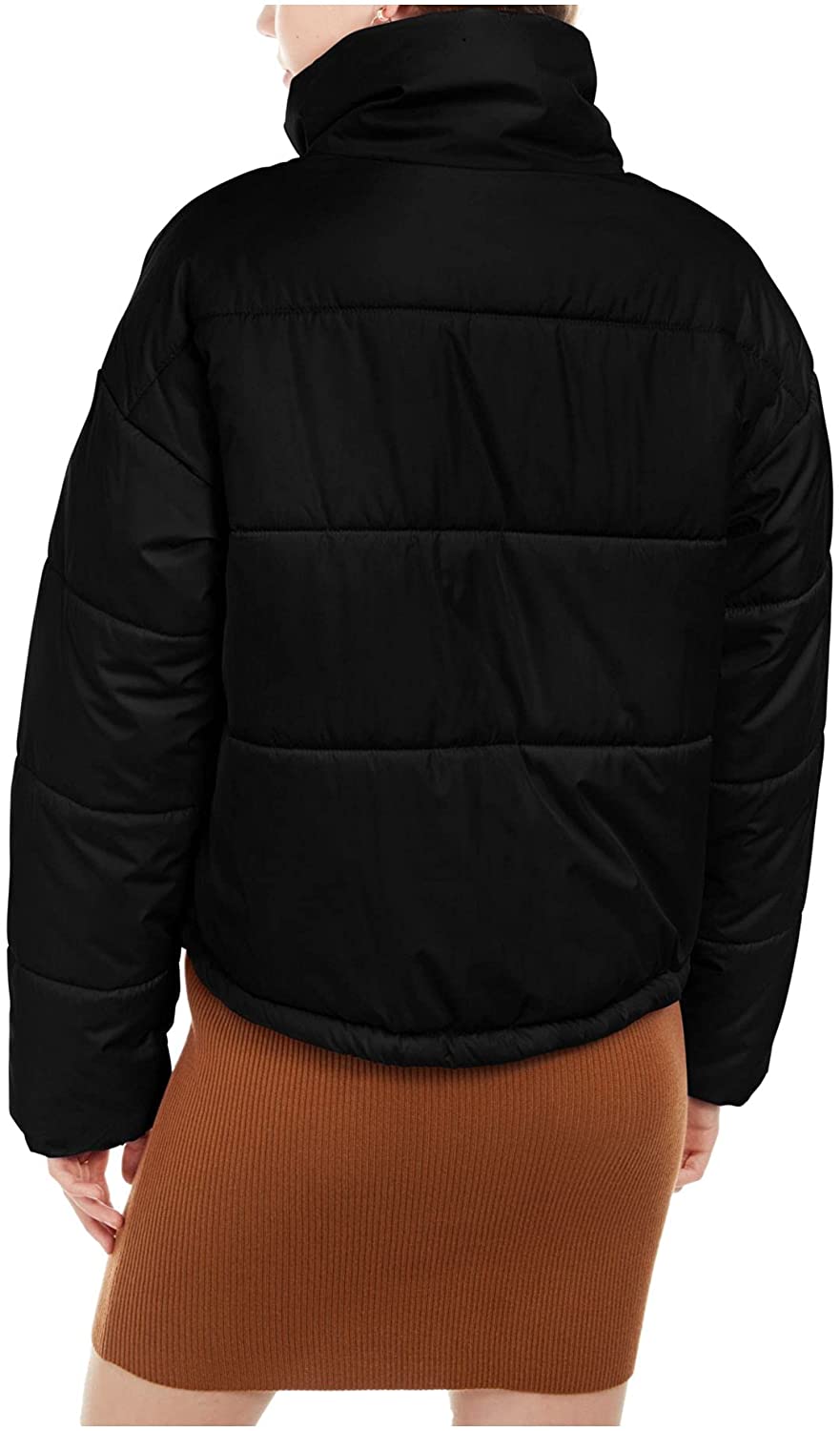 Casaco curto feminino rosa celebridade, preto, tamanho 3X