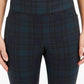 Calça xadrez feminina Charter Club, verde, tamanho 16