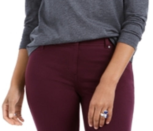 Camisa feminina de manga comprida com decote em V estilo &amp; co, cinza, tamanho grande