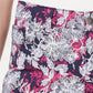 Calça jeans feminina Charter Club Petite com estampa e controle de barriga, tamanho 16 Petite, azul