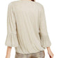 Alfani Feminino Metallic Bubble Blanck Tamanho Pequeno-Médio