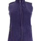 Colete feminino Karen Scott com zíper frontal, roxo, tamanho pequeno