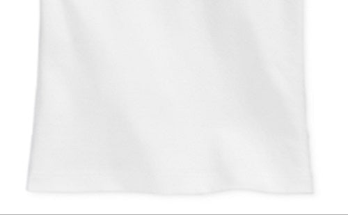 Camisa polo interlock feminina Nautica, branca, tamanho médio