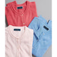 Cardigan feminino Karen Scott com botões e contas, azul, tamanho médio