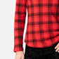 Charter Club Top xadrez de algodão feminino vermelho tamanho XX-G