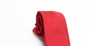 Gravata masculina Nautica Dover Mini Skinny Slim Silk Acessório Vermelho Tamanho Regular