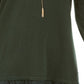 Top feminino estilo &amp; co com alças finas e renda verde tamanho pettite extragrande