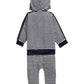 Conjunto de 2 peças de moletom e calça listrada First Impressions Baby Boys, azul, tamanho 18 meses
