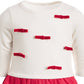 Vestido tutu infantil First Impressions para meninas com laço e tule, tamanho 6, vermelho
