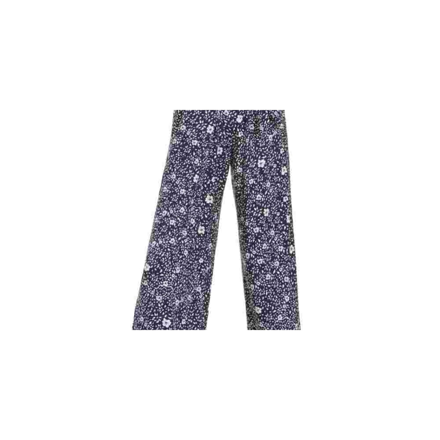 Macacão feminino com cinto estampado Charter Club azul tamanho 18