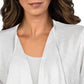 Cardigan assimétrico feminino Alfani, branco, tamanho XX-G