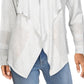 Cardigan assimétrico feminino Alfani, branco, tamanho XX-G