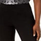 Calça feminina com babados e tachas da INC International Concepts, preta, tamanho 2, pequena