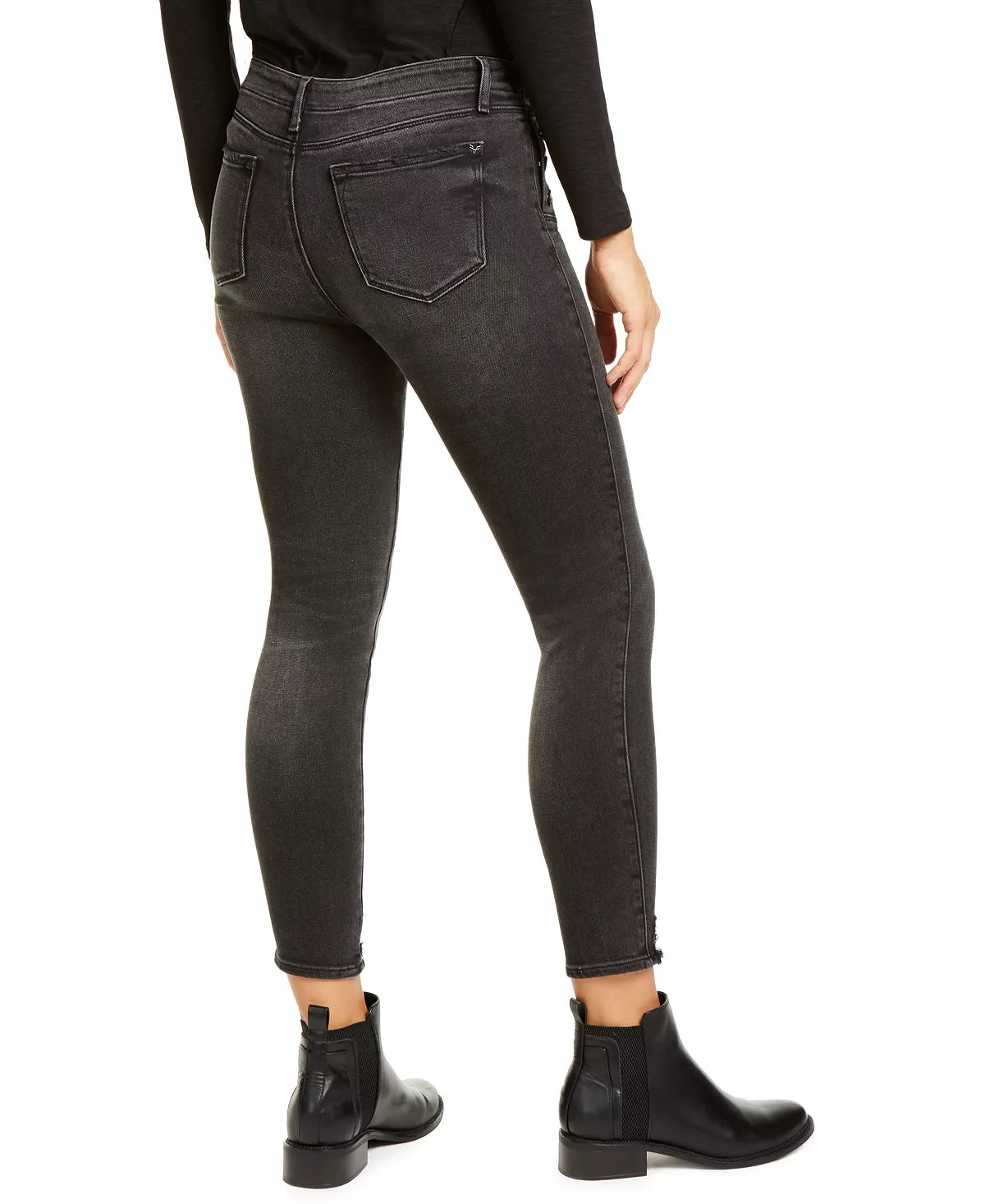 Calça jeans skinny feminina Vigoss Jeans Marley com botões expostos, azul, tamanho 31