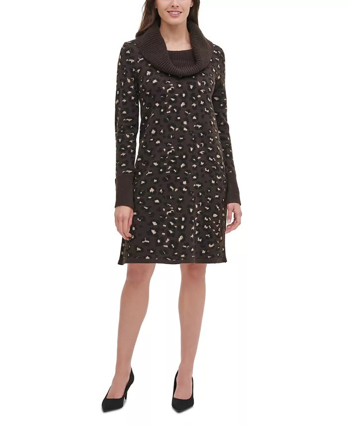 Vestido tubinho de malha com estampa metálica Jessica Howard feminino, prateado, tamanho 8