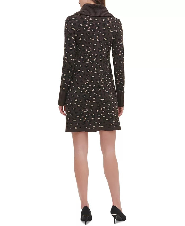 Vestido tubinho de malha com estampa metálica Jessica Howard feminino, prateado, tamanho 8