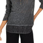 Top Henley de renda feminino Style &amp; Co, preto, tamanho pequeno