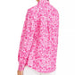 Blusa estampada de linho feminina Charter Club, rosa, tamanho pequeno