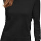 Suéter feminino Michael Kors Plus Size com manga amarrada, preto, tamanho 3X