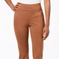 Calça feminina Charter Club Pull On Ponte Knit vermelha tamanho 2 Petite